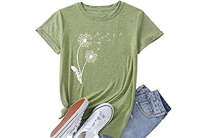 Bealatt Women's Sunflower Graphic Short Sleeve T-Shirt