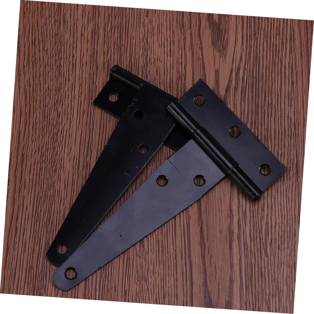 balacoo 24pcs Shape Hinges Heavy Duty Residential Door Hinge Kit Coating for Gates Sheds Flat Included