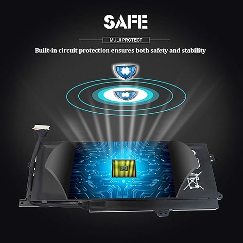 Miniatura 5 de PX03XL 715050-001 - Batería para portátil compatible con HP Envy 14 Touchsmart M6 Series M6-K K002TX K022DX M6-k125dx M6-k025dx m6-k010dx M6-k012dx