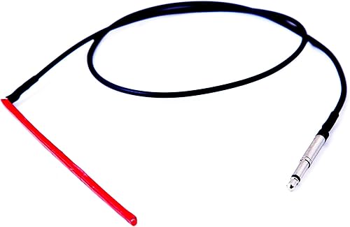 Pastillas rojas ultrafinas, pastillas pasivas de película piezoeléctrica debajo del sillín para guitarras acústicas con enchufes