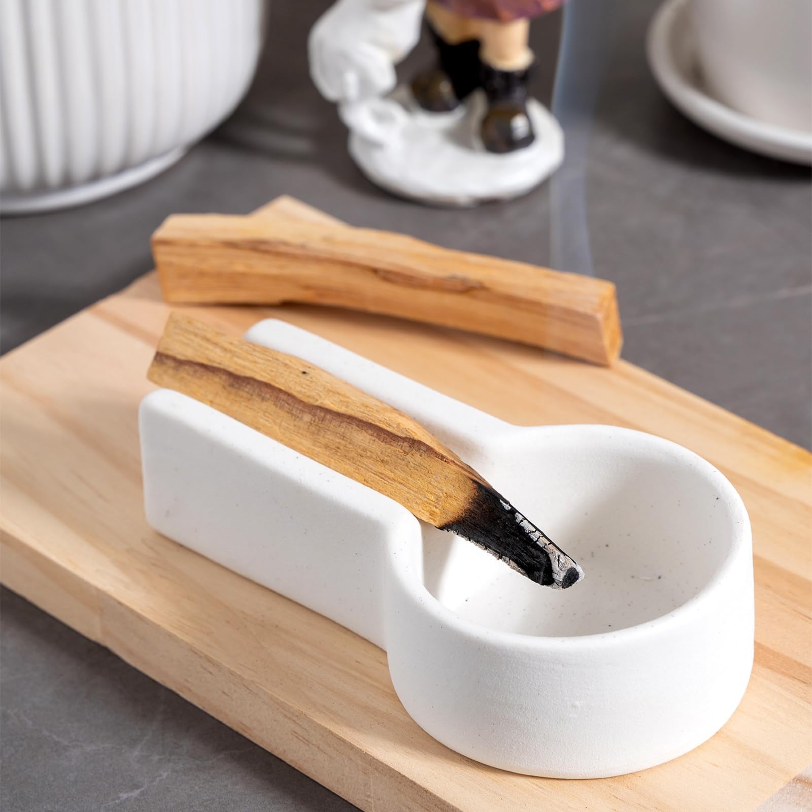 Amazon.com: MOUGIGI Handmade Ceramic Palo Santo Holder Burner - Mini