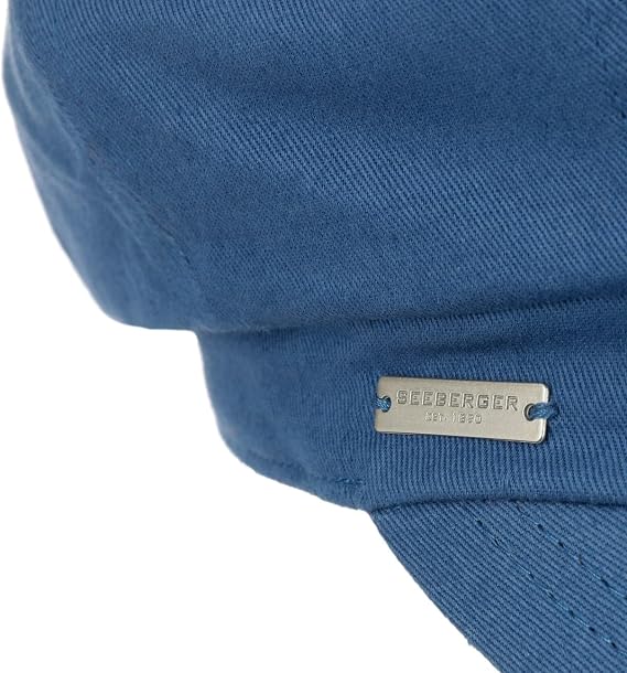 Seeberger Azalee Newsboy Cap Women Blue One Size