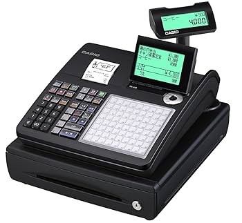 Amazon | カシオ レジスター 4部門 飲食店向け 小型 ドロア TK