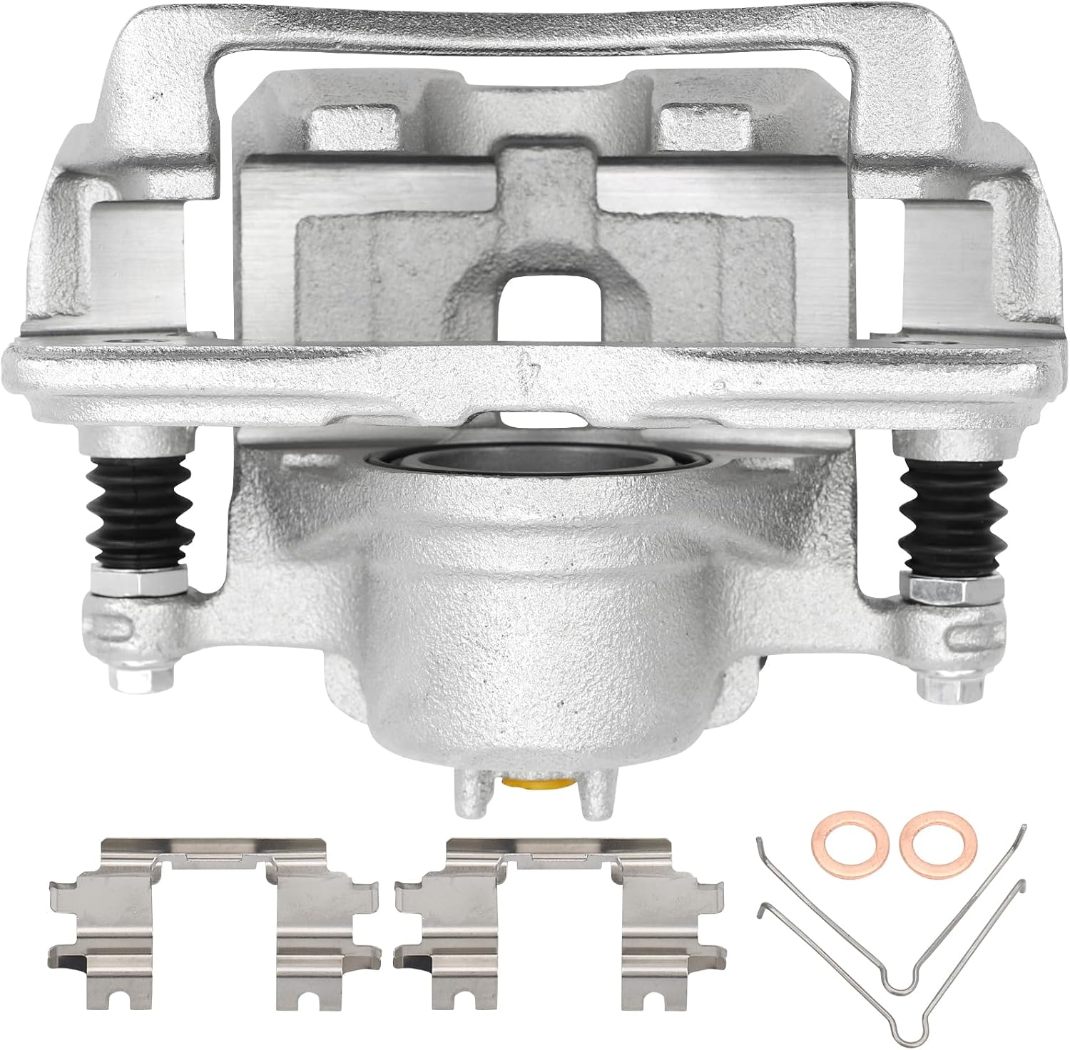 19B2796 Front Right Disc Brake Caliper Passenger Side Caliper w/o Pads for Honda 2003-2011 Civic/2007-2008 Fit, for Acura 2002-2006 RSX