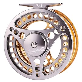 Sougayilang Fly Fishing Rod Reel Combos with Lightweight Portable Rod and CNC-machined Aluminum Alloy Reel,Fly Fishing Complete Starter Package