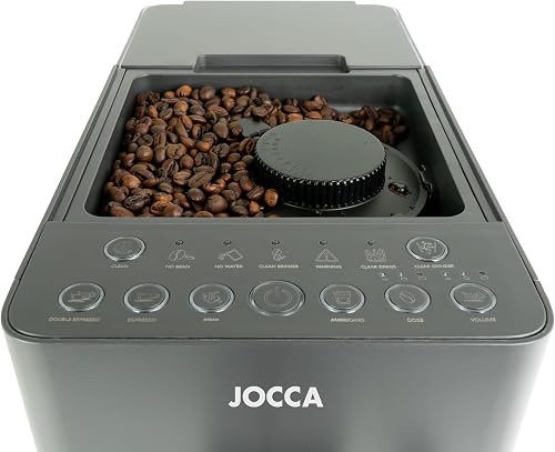 Jocca - Superautomatic Coffee Maker 20 Bars, 1350W, 1.5L Reservoir, 15 Levels Integrated Grinder, Milk Steamer, Espresso Functions, Double Espresso and American, Self-Cleaning System - 9