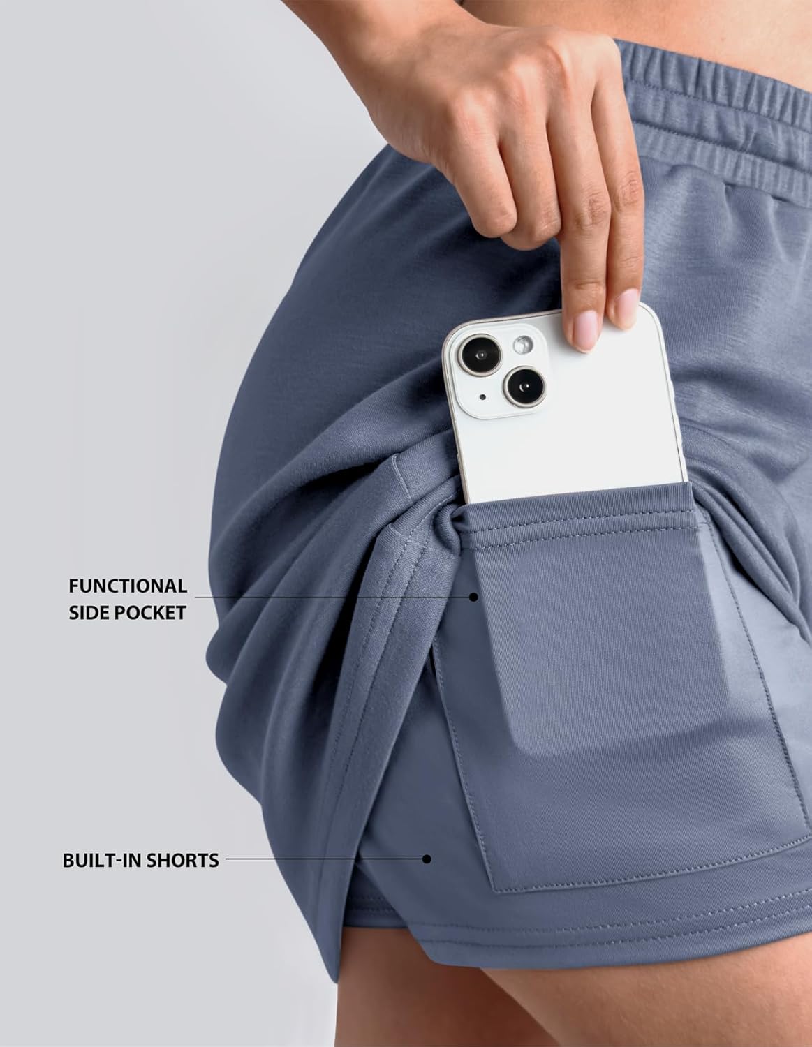 ATHMILE Two Piece Skirt Sets for Women Summer Beach Vacation Outfits Mock Neck Tops Tennis Skirt Lounge Matching Sets - Image 5