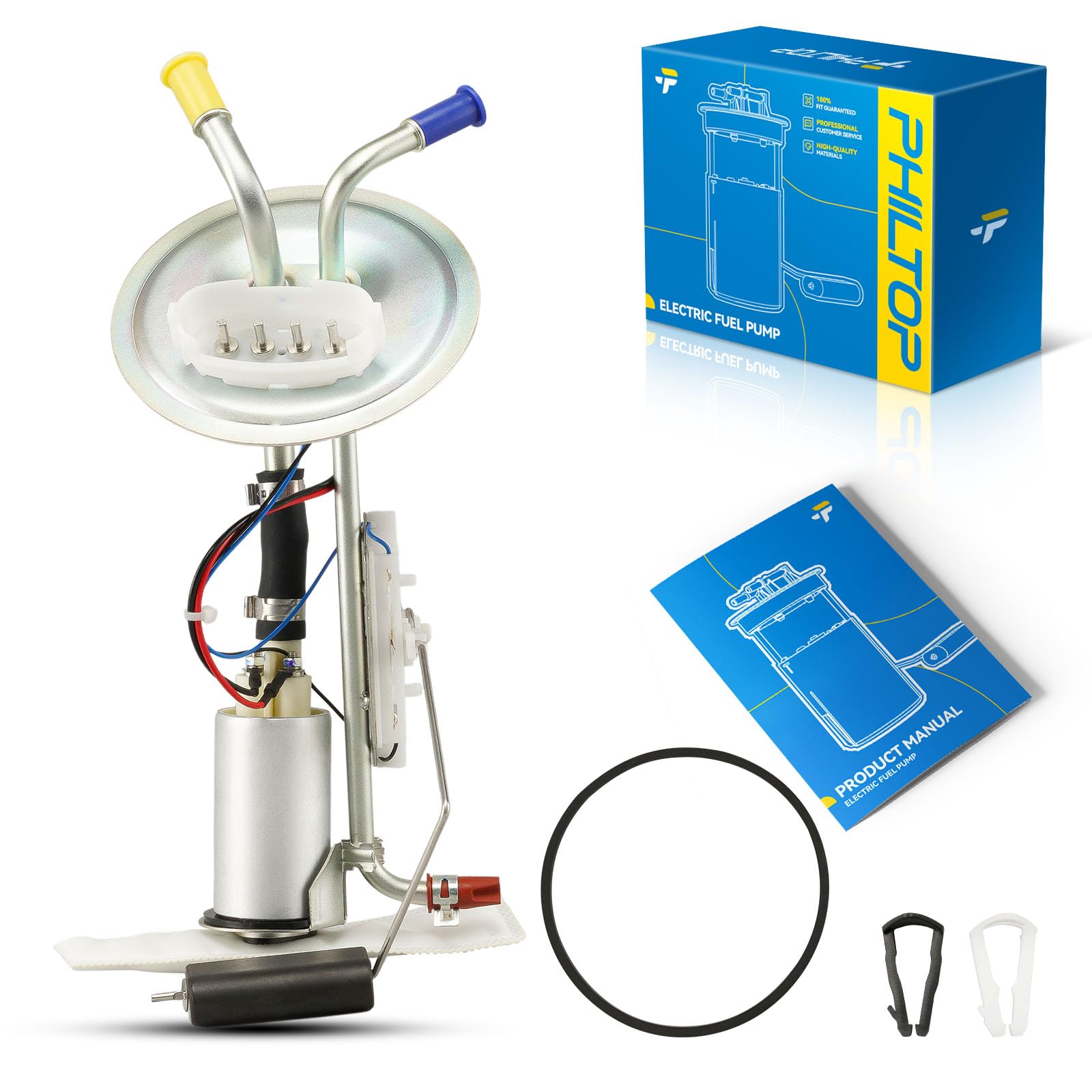 PHILTOP Electric Fuel Pump Assembly HP10150 for 1987 Ford F-150 4.9/5.0L