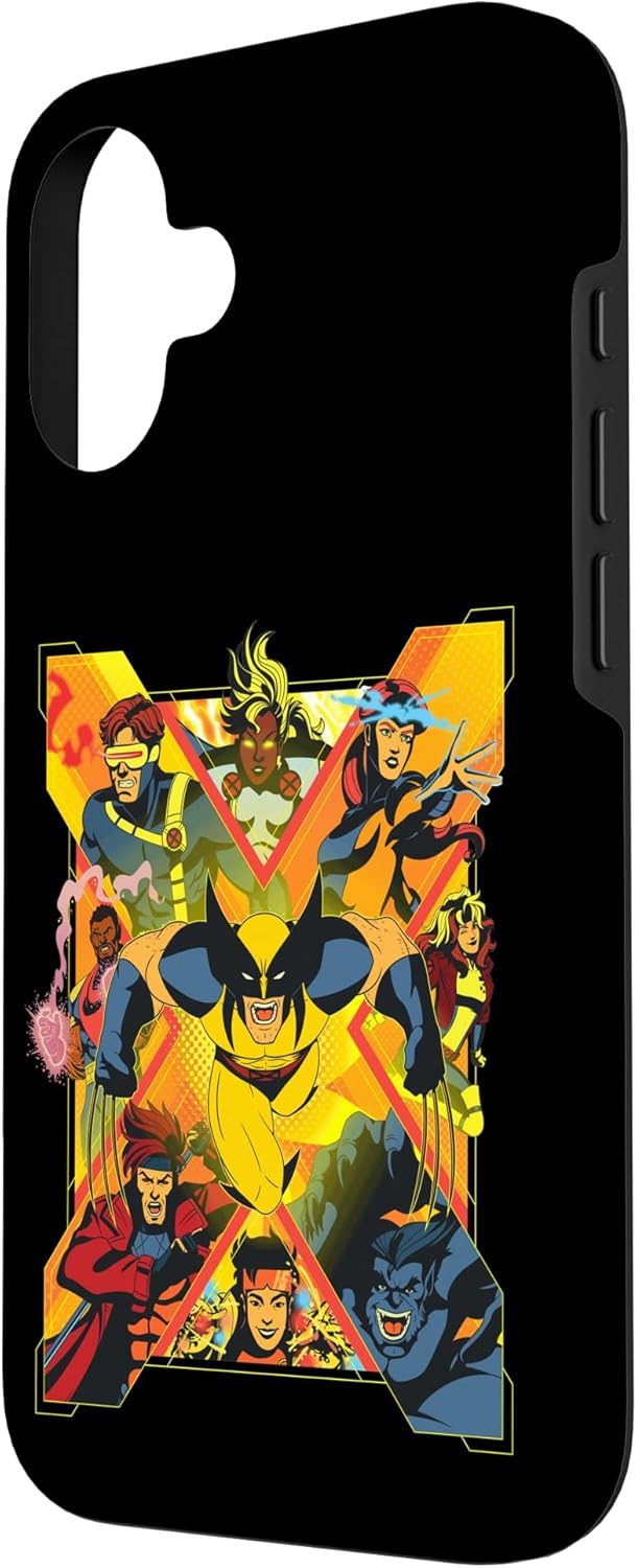 Marvel Studios X-Men ’97 Wolverine and Team X-Logo Case for iPhone 16