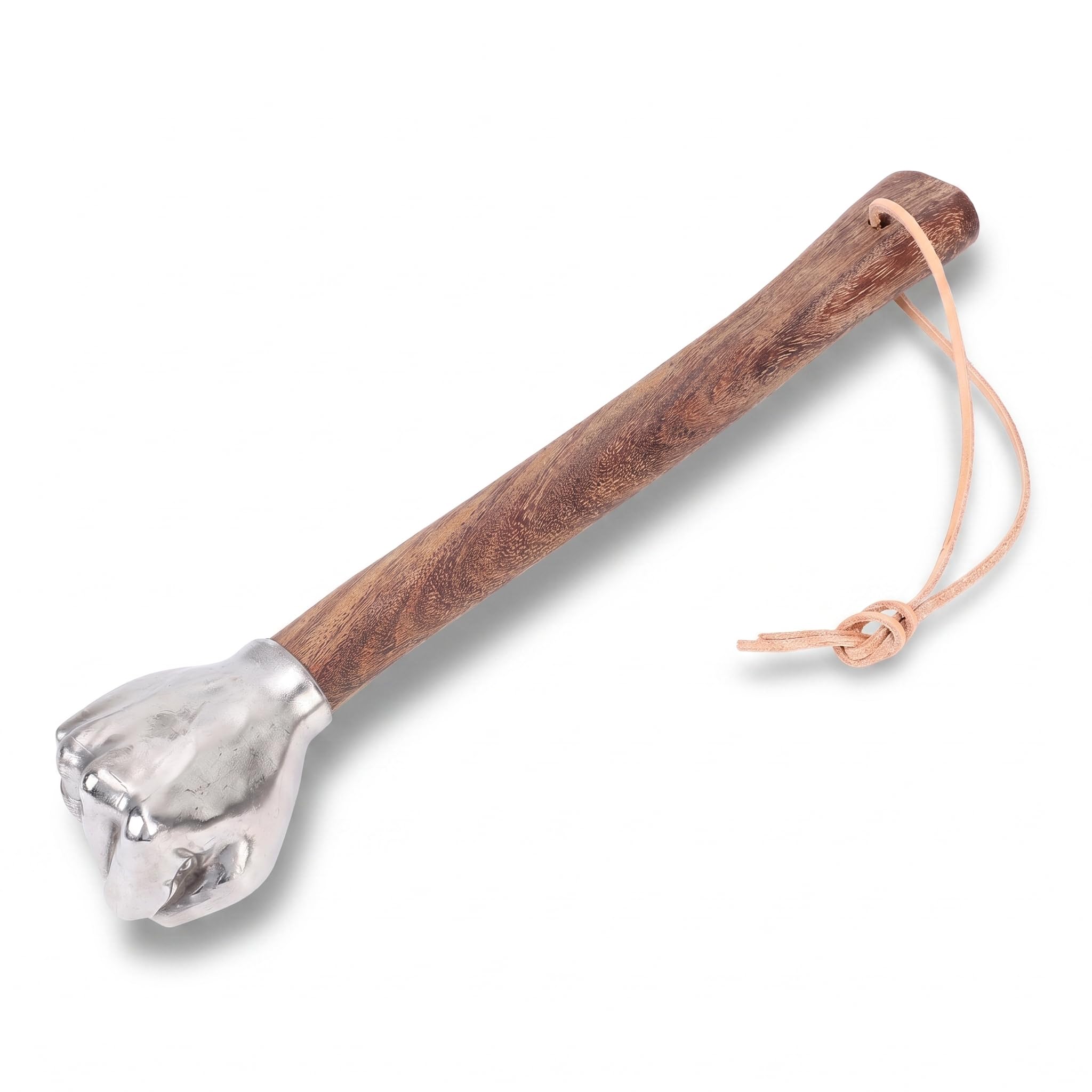 Dpofirs Hammer de Puño Decorativo, Martillo de Forma de Puño de Acero Inoxidable, Herramientas de Hardware de Herramientas Manuales Adecuadas, para Tareas de Luz de Uso de Emergencia (Cabeza de puño)