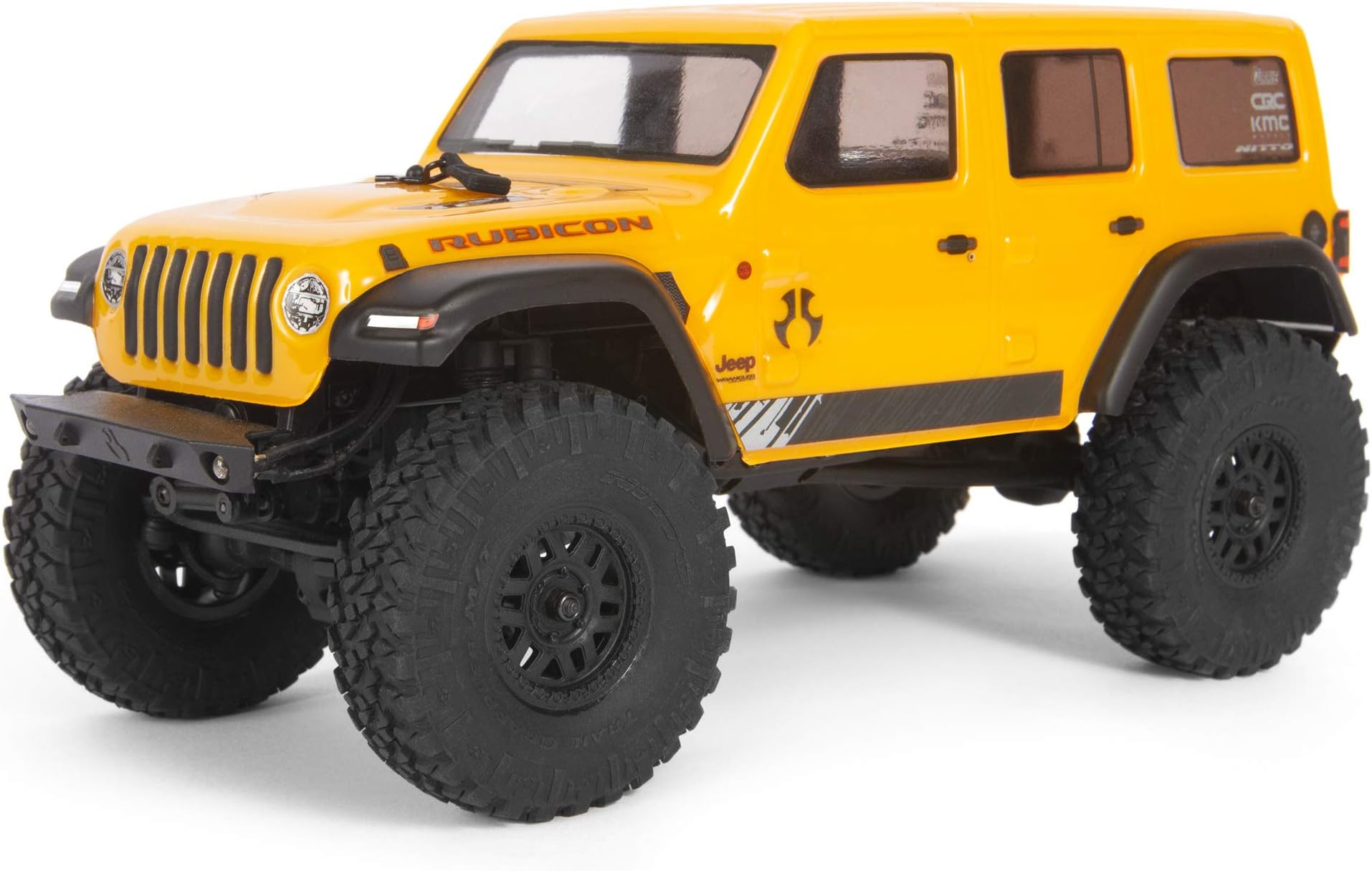 Axial RC Truck 1/24 SCX24 2019 Jeep Wrangler JLU CRC 4WD Rock Crawler Brushed RTR, Yellow, AXI00002V2T2