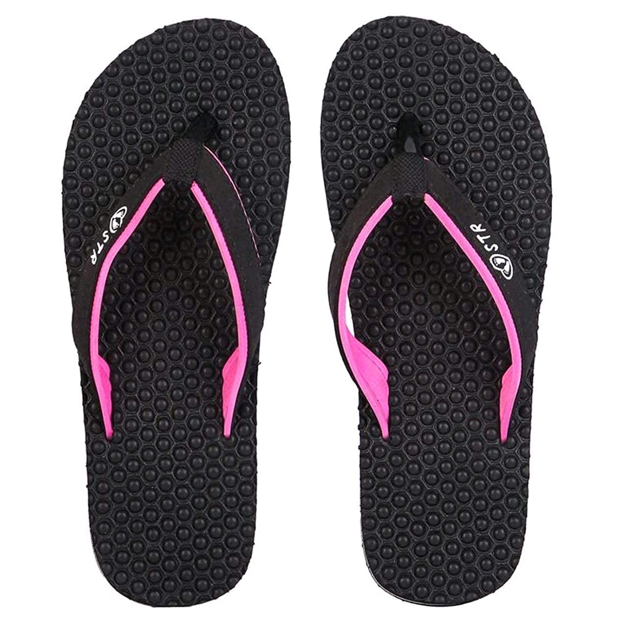 STR Ultra Comfort Womens Slipper/Flip-Flops with Pressure Sole for Womens and Girls, Super Comfort Cushion Slipper Chappal for Women Daily Use, Size - 8 (B09CV3XJJD) Amazon Price History, Amazon Price Tracker