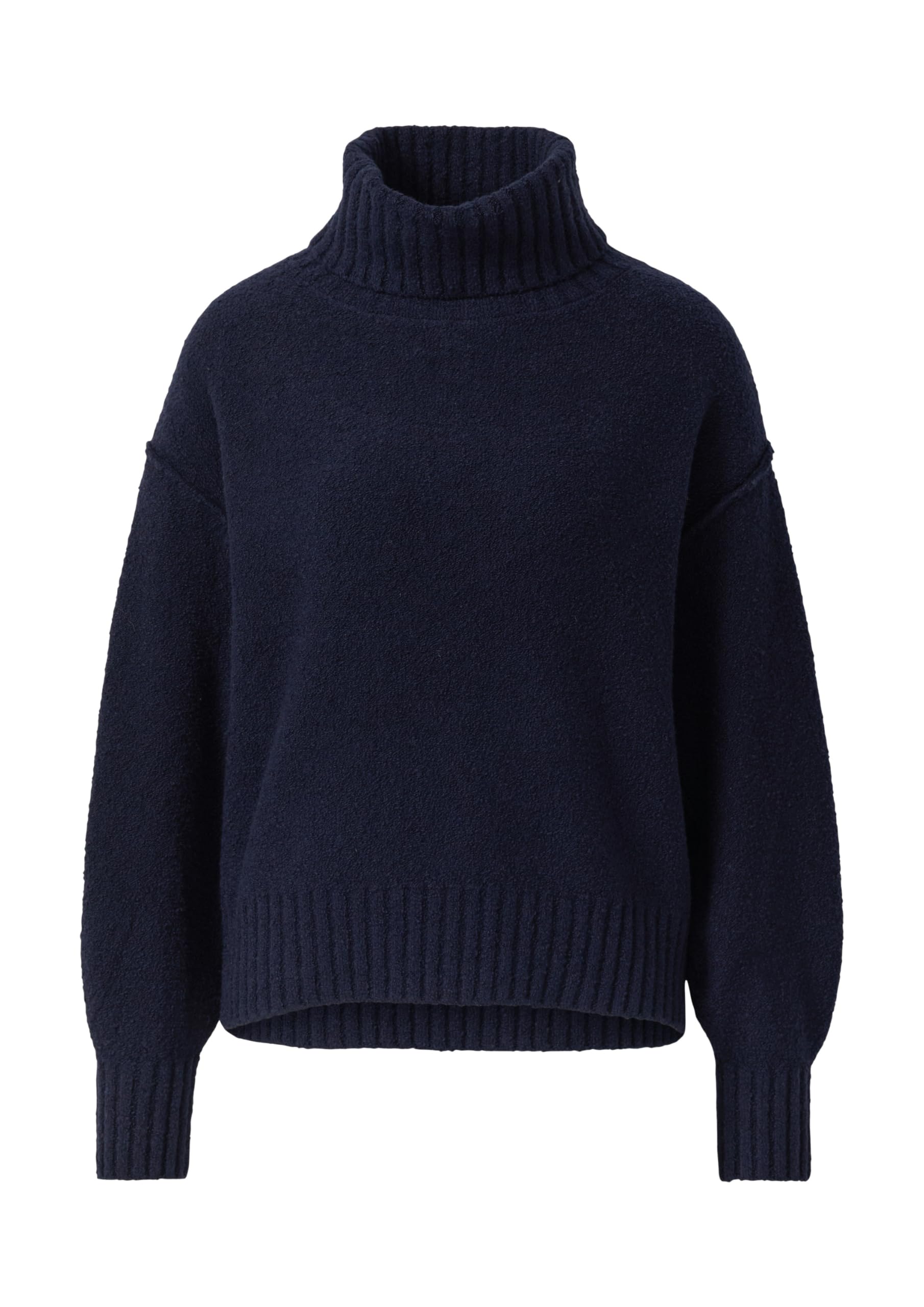 s.Oliver Kuscheliger Strickpullover mit breitem Rollkragen