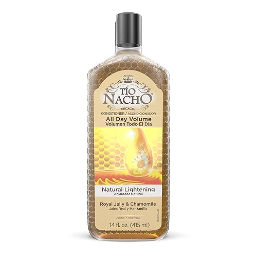 Miniatura 4 de TIO NACHO Acondicionador Aclarado natural con jalea real y manzanilla 14 onzas líquidas