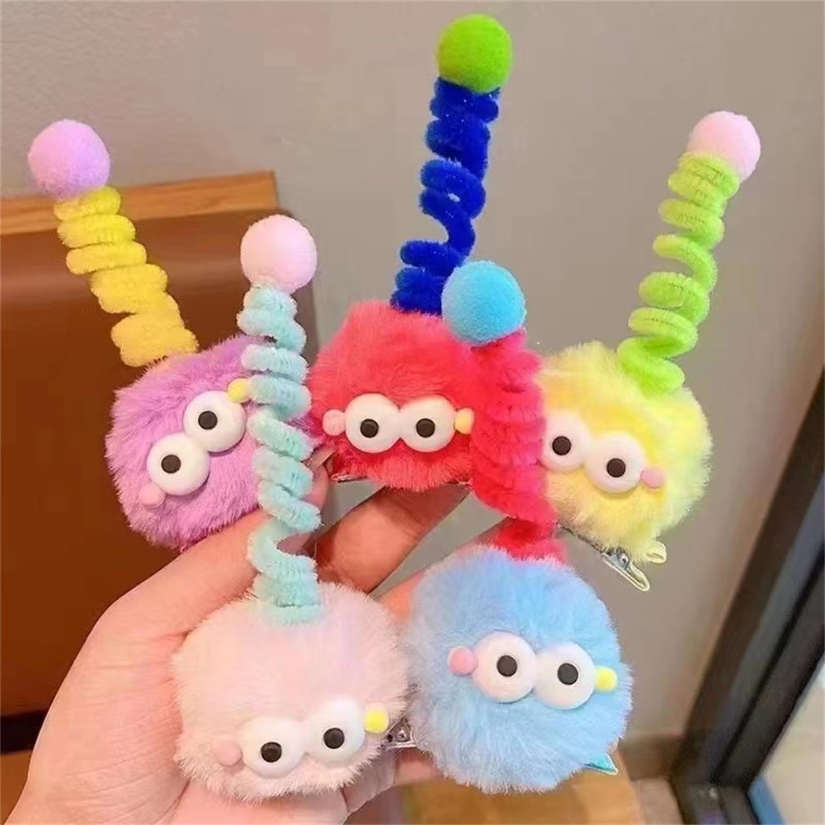 Amazon.co.jp: アグリーモンスターぬいぐるみヘアクリップ ユニークな