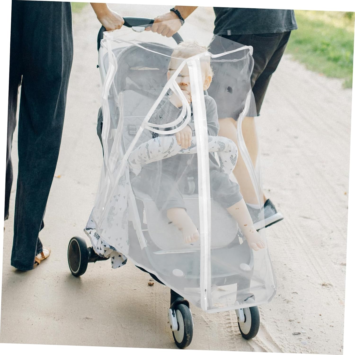 Stroller Rain Cover Windproof Protector for Cold Weather Trolley Shield for Outdoor Use Compact and Easy to Strollers