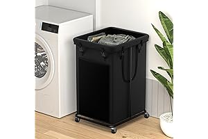 Oxford Fabric Laundry Hamper with Wheels for effortless Laundry Days
