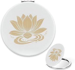 Mini espejo compacto, espejo de maquillaje de...