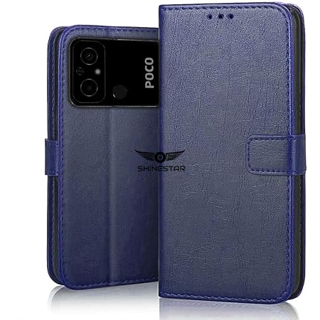 HAOYE Cover Realme C55 A Libro In Pelle PU Marrone - Custodia Con Portafoglio, Slot Per Carte E Supporto Magnetico - 3