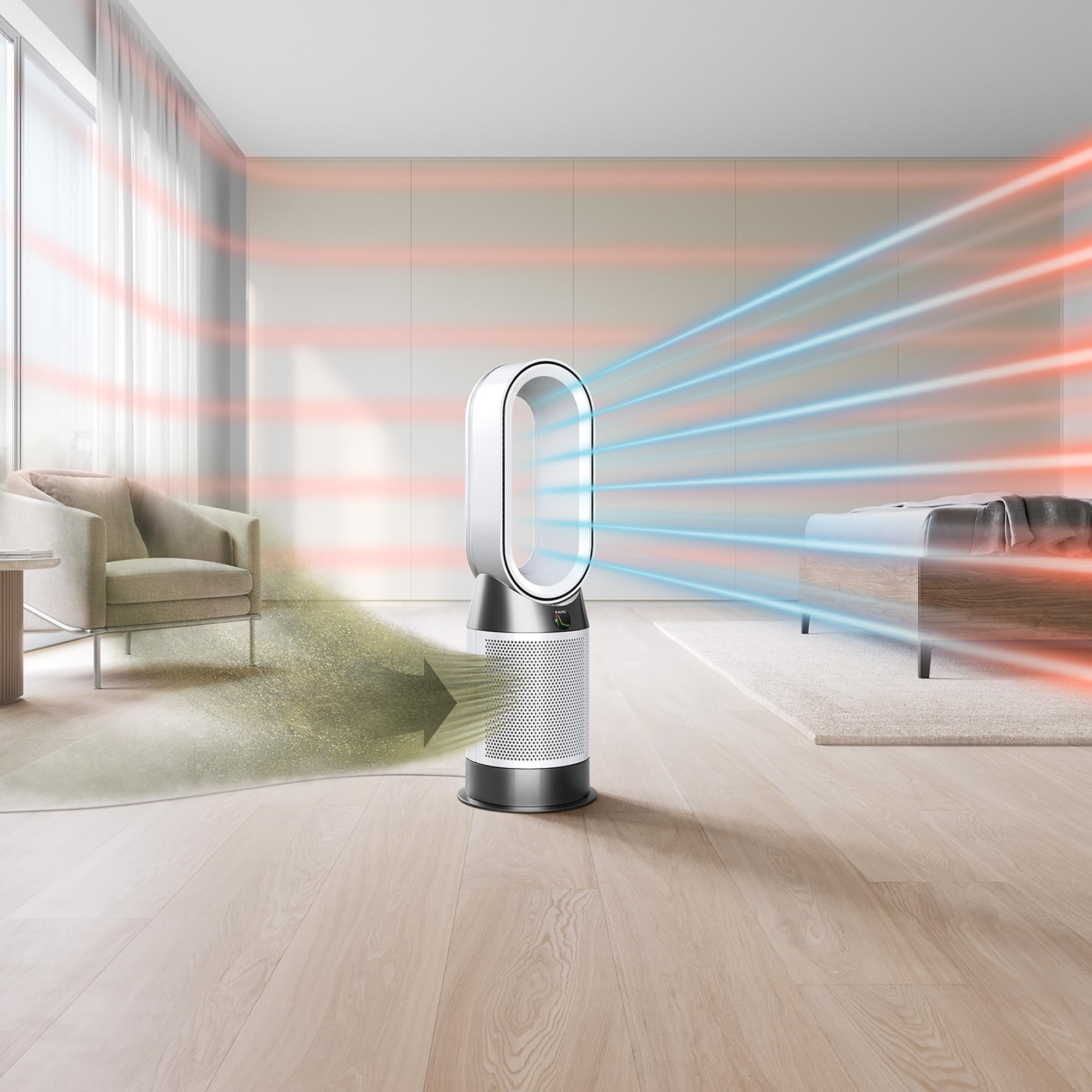 Dyson Purifier Hot+Cool Gen1 HP10 Air Purifier/Heating Fan (Silver