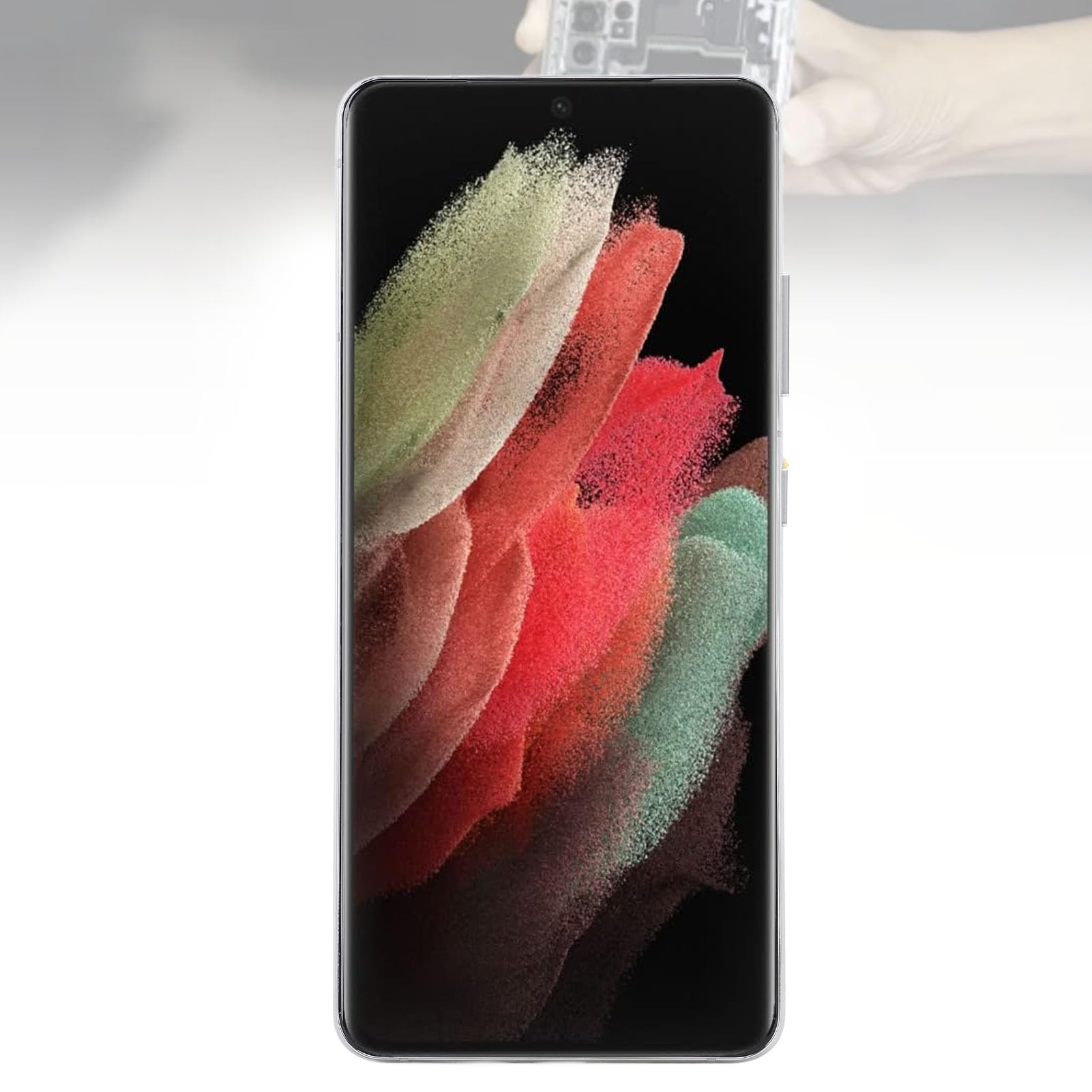 Goshyda LCD Dotykowy Wyświetlacz Digitizer Zespół dla S21 Ultra 5G G998B