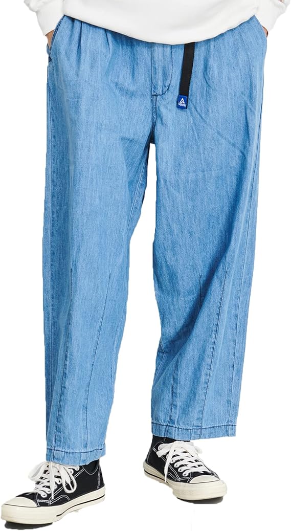 Amazon ジェリー クライミングパンツ ワイドパンツ メンズ バルーン ジーパン デニムパンツ イージーパンツ ゆったり ウエストゴム ベルト付き ブランド おしゃれ メンズファッション ボトムス ロングパンツ 通販 Amazon ジェリー クライミングパンツ ワイドパンツ メンズ バルーン ジーパン デニムパンツ イージーパンツ ゆったり ウエストゴム ベルト付き ブランド おしゃれ メンズファッション ボトムス ロングパンツ 通販