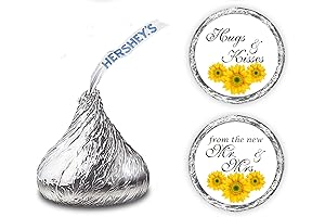 Mr and Mrs Sticker For Wedding Favor