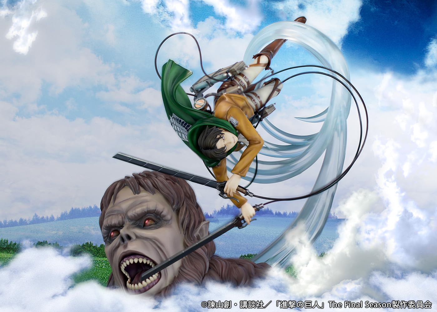 Proof Levi vs Beast Titan Ver. Fig. 27,5 cm Attack on Titan