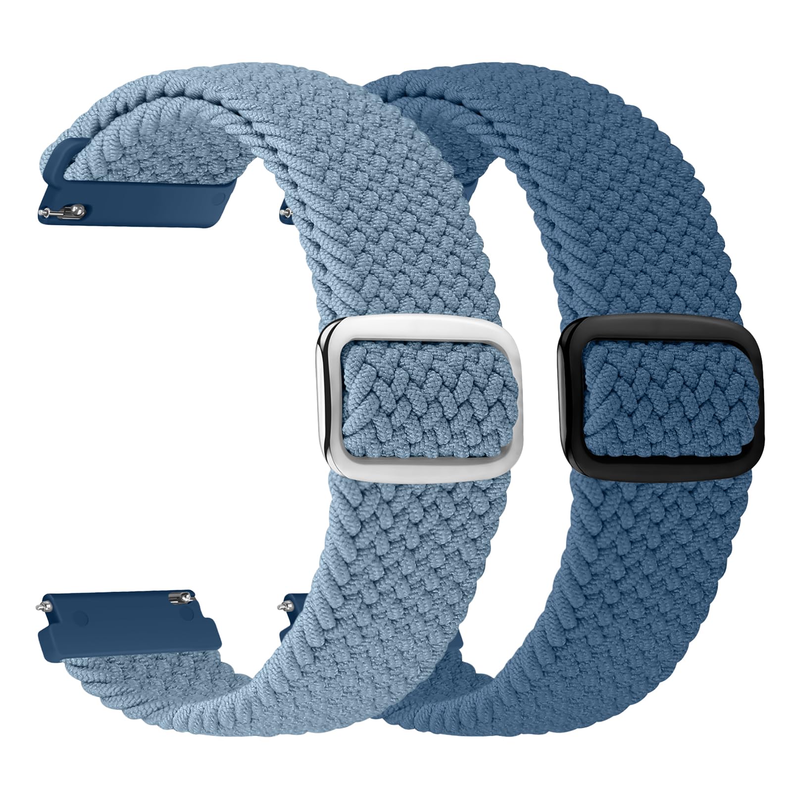 Photo 1 of 22mm Quick Release Braided Bands Compatible with Garmin Vivoactive 4 45mm, Forerunner 570 47mm/255/265, Smartwatch Band for Amazfit Bip 6/5, Redmi Watch 5 Active/Lite