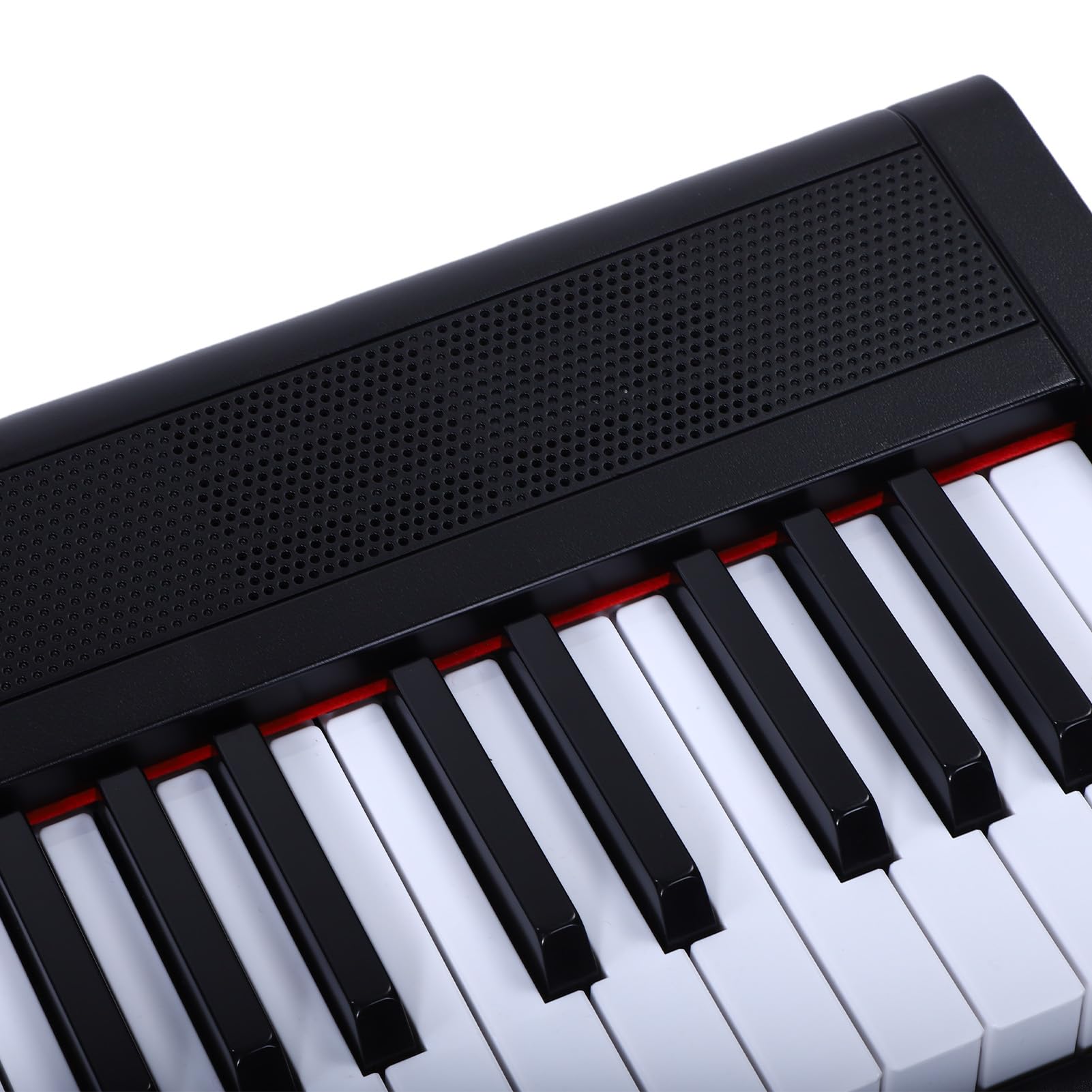 88-klawiszowe Pianino Cyfrowe, Klawisze Ważone Klawiatura Elektroniczna 700 Rytmów BT MIDI 128 Polifonia dla Początkujących Profesjonalistów (wtyczka UE)