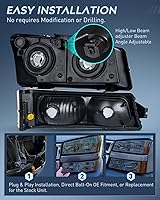 Vista 52 de Nilight Conjunto de luz trasera compatible con Chevy Silverado 1500 1500HD 2500 2500HD 2500 2500HD 3500 2007 Chevrolet Classic OE Style lámpara Lado