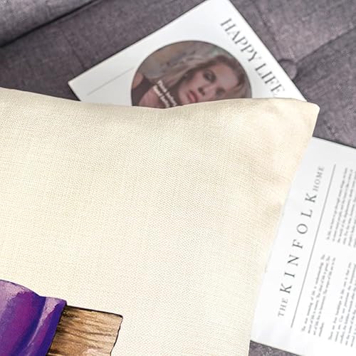 Miniatura 9 de 4TH Emotion Juego de 4 fundas de almohada de Pascua de 18 x 18 pulgadas, juego de 4 fundas de cojín moradas para decoración del hogar y sofá TH177