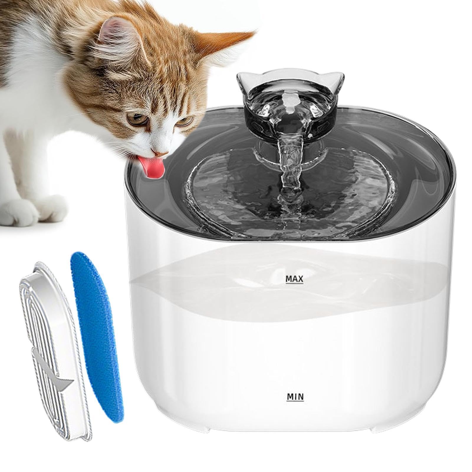 -Wasserbrunnen 2,2 l Mehrschichtige Filtrations-Trinkbewässerung