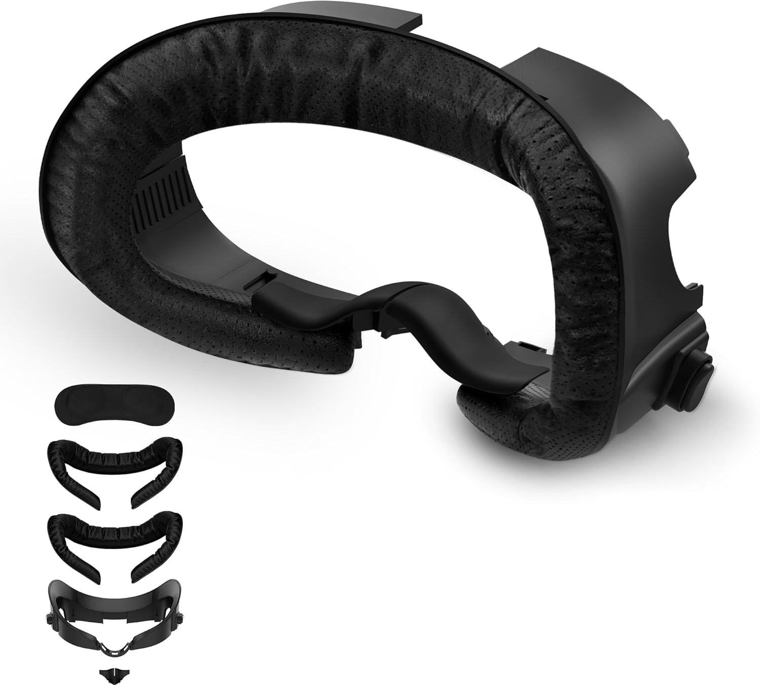 APEXINNO Adjustable Facial Interface for Meta Quest 3, with depth adjustment, Breathable PU Face Cover Pad, Nose Light Blocker, Accessories for Oculus Quest 3