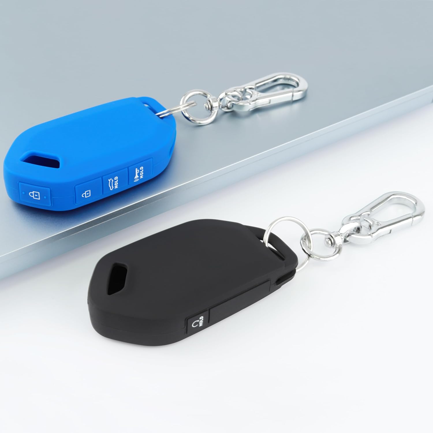 TANDRIVE 5-Button Key Fob Cover for Kia 2026 Sportage / 2025-2026 K4 K5 / 2022-2026 Telluride / 2024-2026 Sorento, Silicone, 2-Pack, Black
