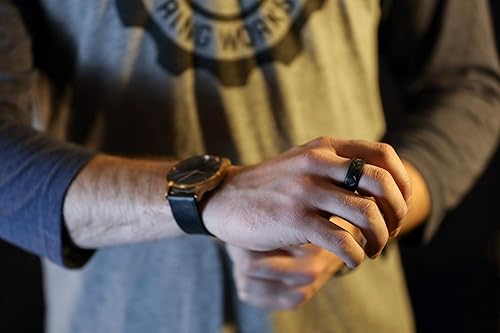 Miniatura 5 de Anillo de boda de silicona flexible para hombres activos Premium, no voluminoso, de grado médico, seguro para la piel y ajuste cómodo