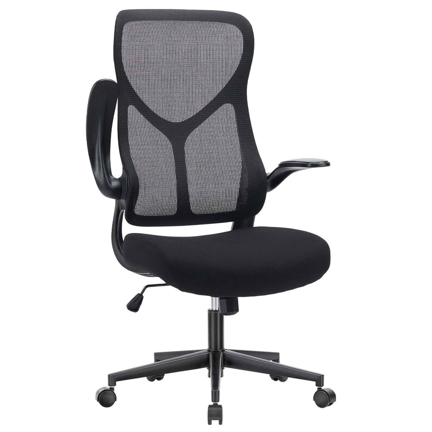 OLIXIS Ergonomic Office Chair Comfy High Back Desk Chair with Wheels Swivel Rolling Flip Up Arms Mesh Gaming