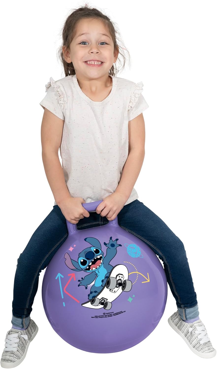 Hedstrom Disney Stitch Hopper Ball, Jumping Ball for Kids, 15 Inch (55-9733)