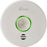 Vista 1 de Kidde Smoke Detector, 10-Year Battery, Photoelectric Sensor Wire-Free Interconnect Smoke Alarm, Voice Alert