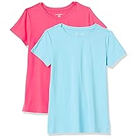 Amazon Essentials T-Shirt Tecnica Girocollo Elasticizzata Asciugatura Rapida (Anche)