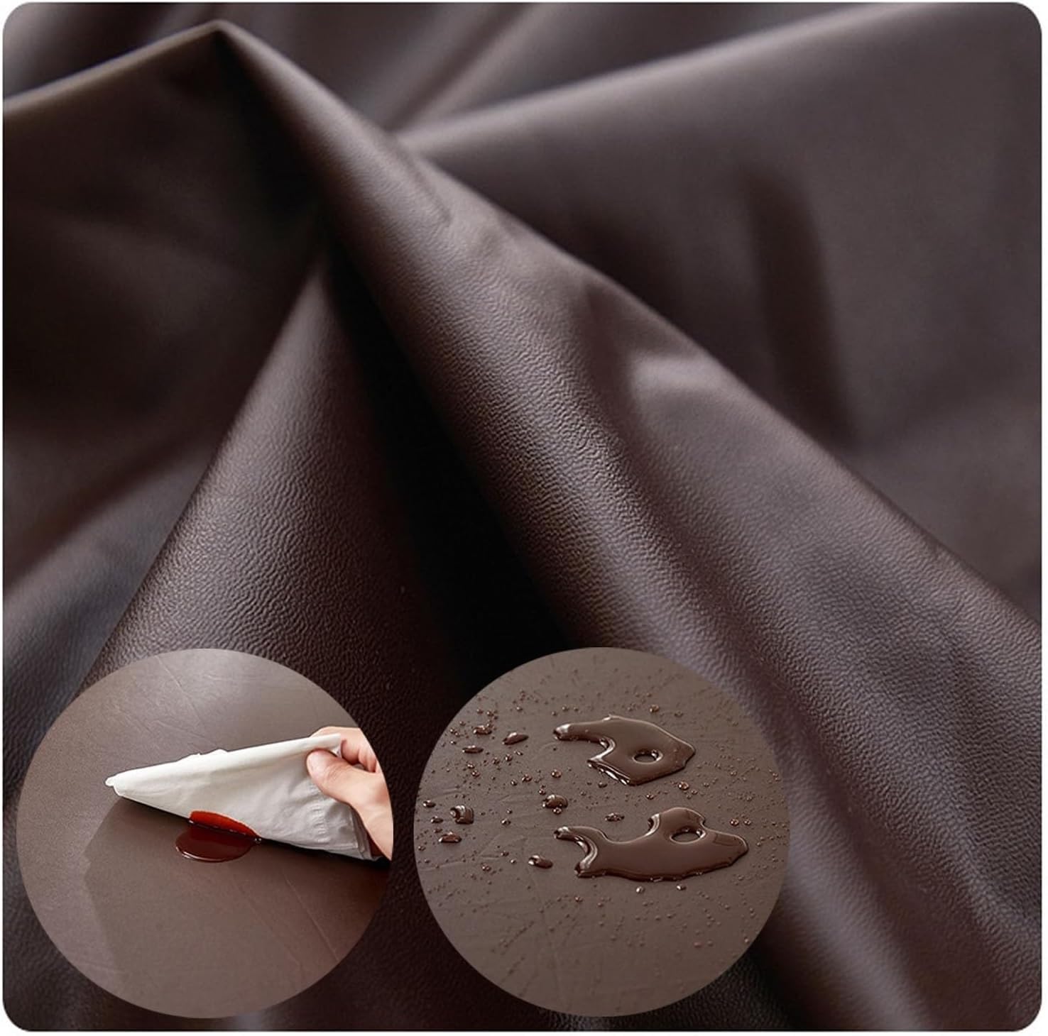 Copri testiera elasticizzato impermeabile - Custodia protettiva antipolvere for camera da letto(Orange,170-190CM/67-75in)