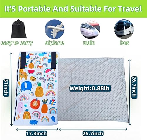 Miniatura 5 de Cama de avión para niños pequeños, extensor de asiento de avión para niños, cama de viaje portátil para niños, esencial de viaje para niños, cuna de