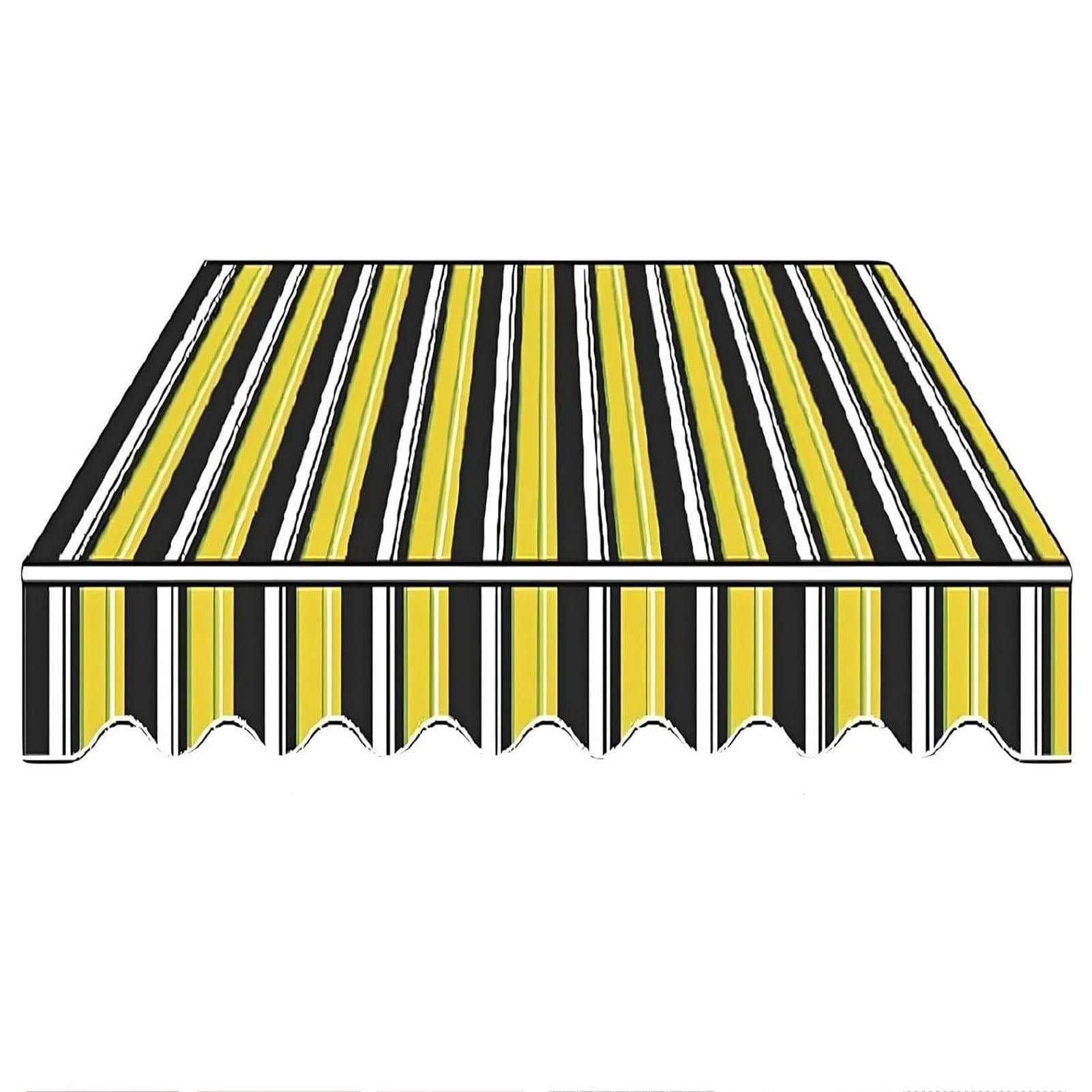 Tela de toldo retráctil lona de sombra para patio parasol cubierta de dosel