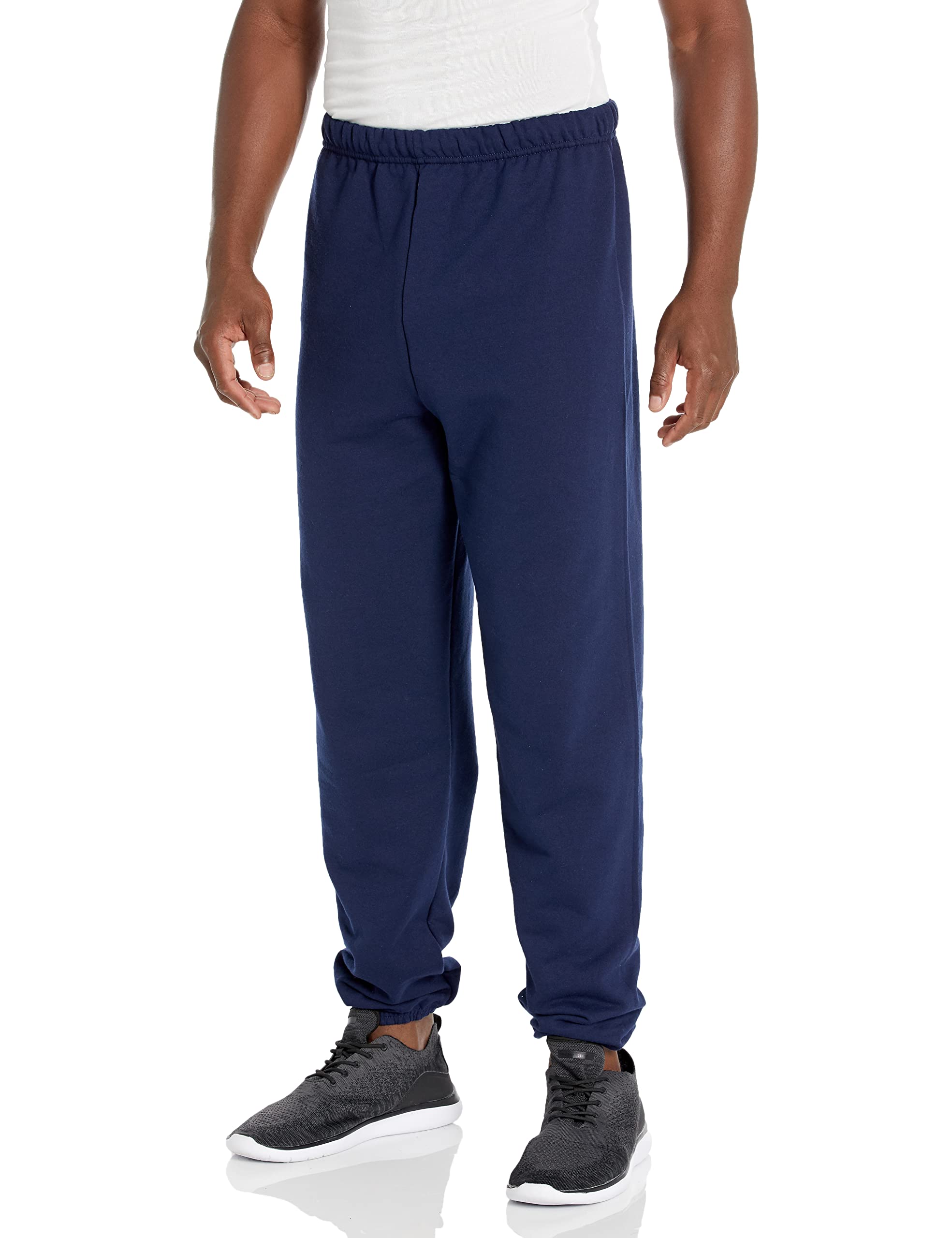 Men's NuBlend Fleece Elastic Bottom Sweatpants, Relaxed Fit, Cotton Blend