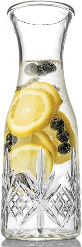 Godinger Jarra de jarra, jarra de agua, jarra de vino, jarra de agua de vidrio - Colección Dublín