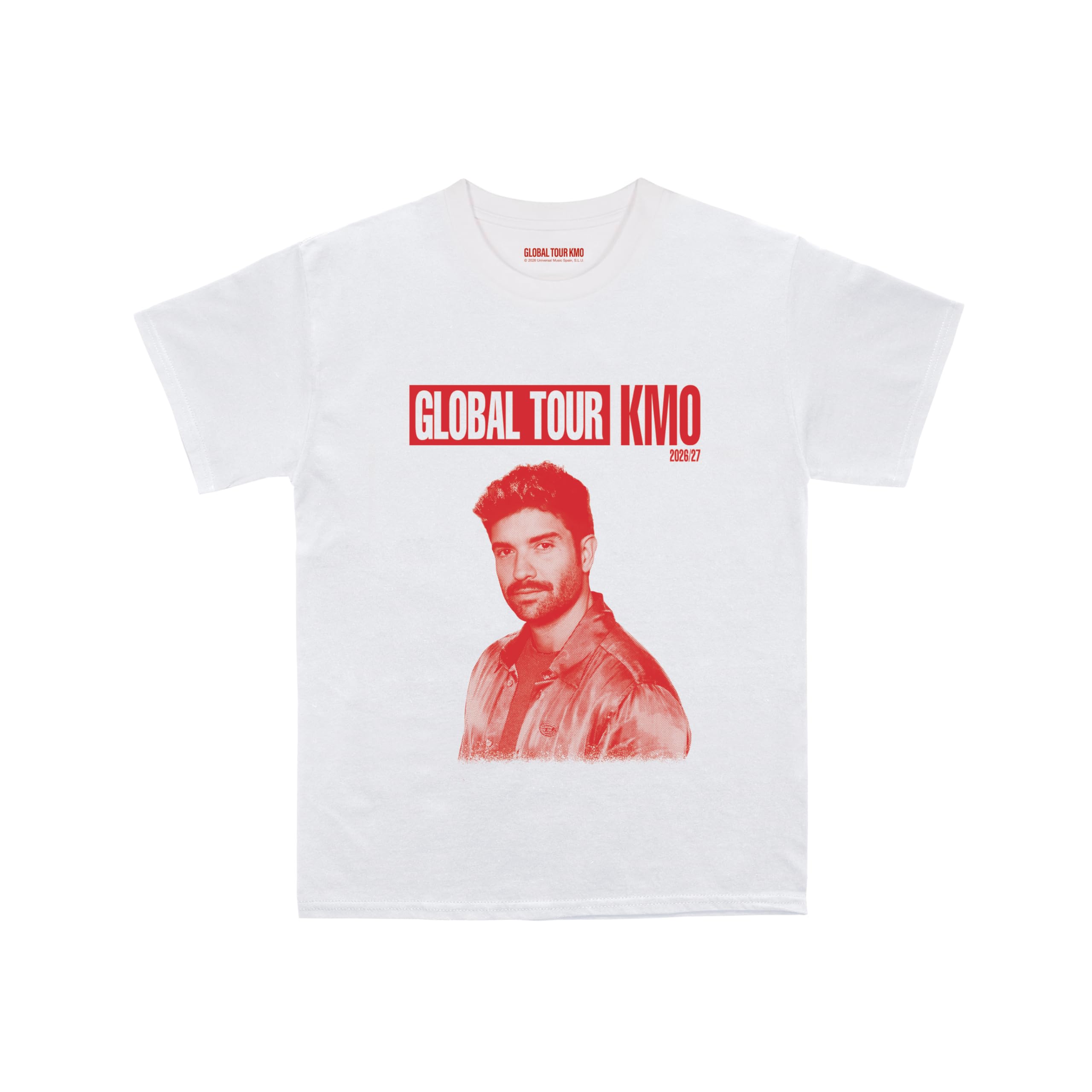Camiseta Fotográfica Global Tour KM0 Blanca