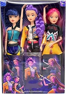 Comprar Juguetes Guerreras KPOP, Figura De 3 Piezas Dolls, Figura De 30 Cm con Ropa y Accesorios, Brazos y Piernas Móviles, para Coleccionar y Regalar a Los Fans