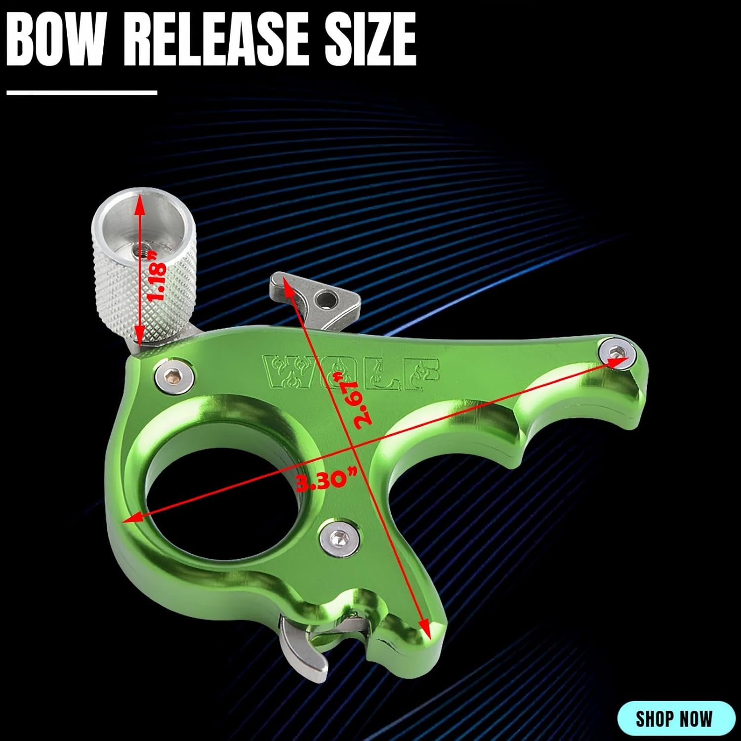 ZSHJGJR Bow Release for Compound Bow - Finger Thumb Bow Release, Bow Trigger Release Alloy, Hunting Target Practice Accessories