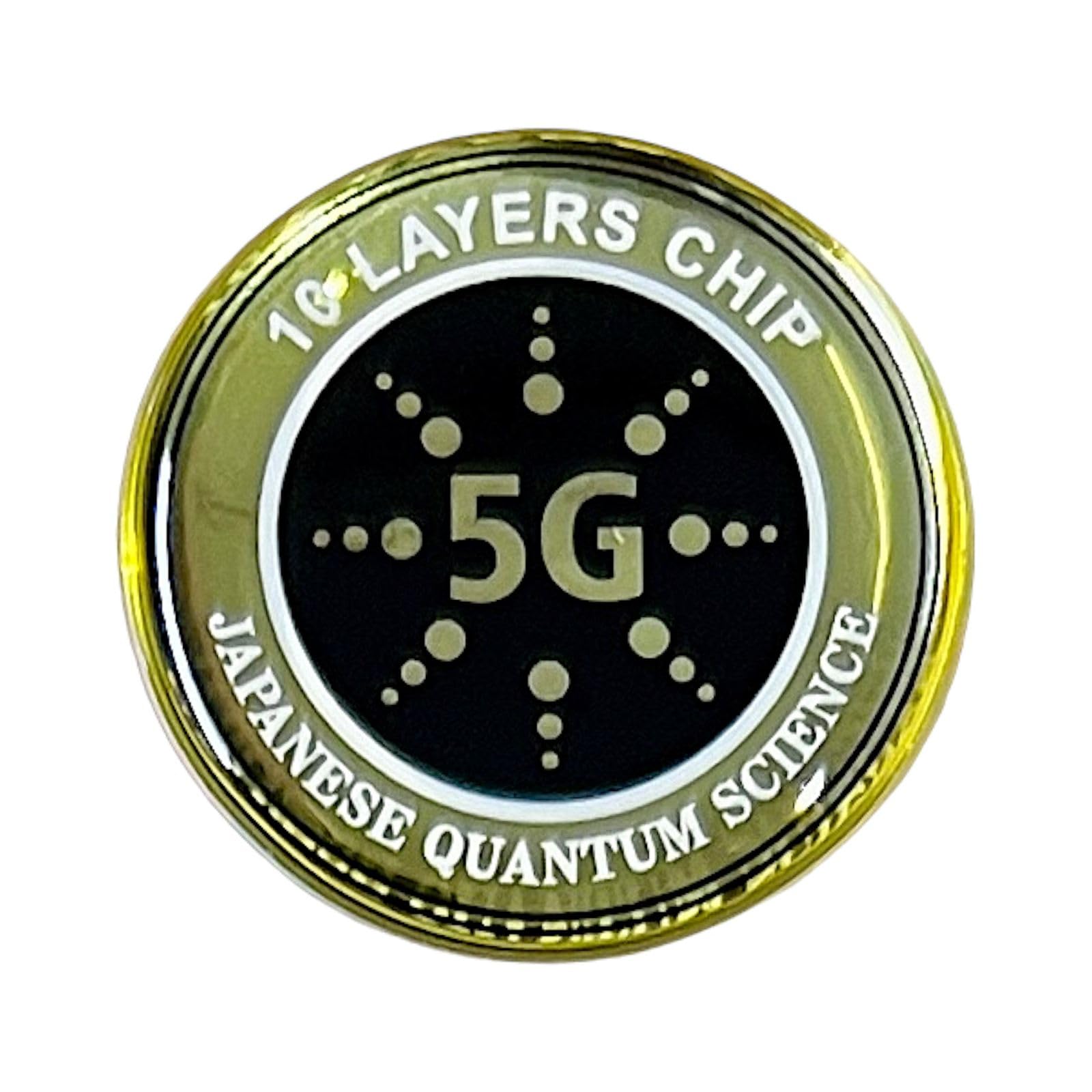 Ostrich 5G International Anti-Radiation Chip | Radiation Protection for Mobile | Radiation Protection Chip for All Smart Phones (Gold, Gold-Pack of 3)