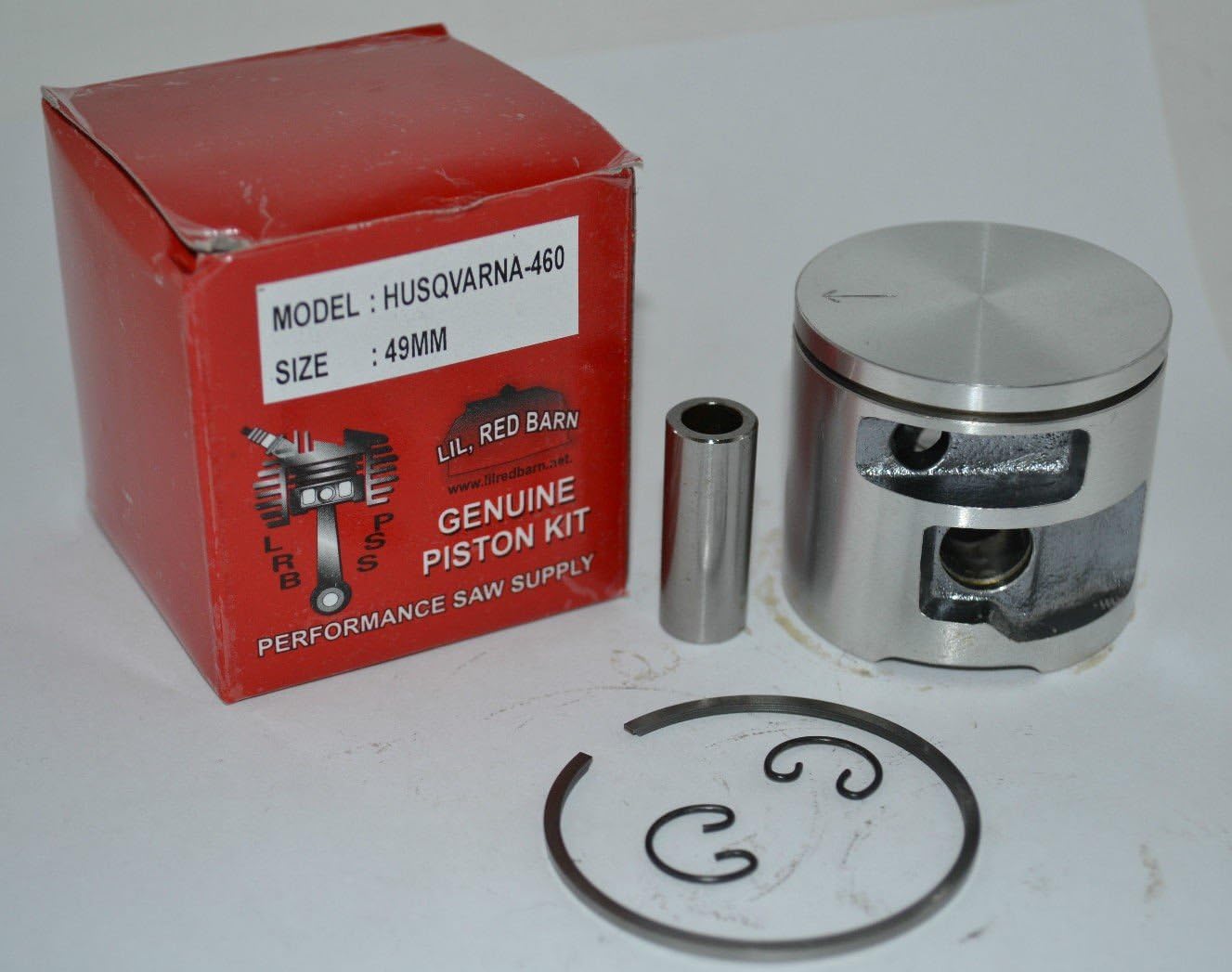 Husqvarna 460 Piston Kit 49MM, Replaces Husqvarna Part # 537401302 2 Day Standard Shipping to All 50 States!